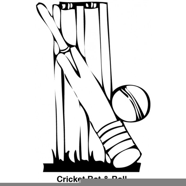 bat ball clipart black and white