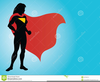Female Superhero Clipart Free Image