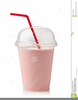 Milkshake Glass Clipart Image