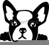 Bulldog Head Clipart Image