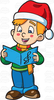 Carolers Singing Clipart Image