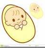 Baby Wrapped In Blanket Clipart Image