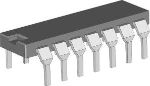 Integrated Circuit Chip Clip Art