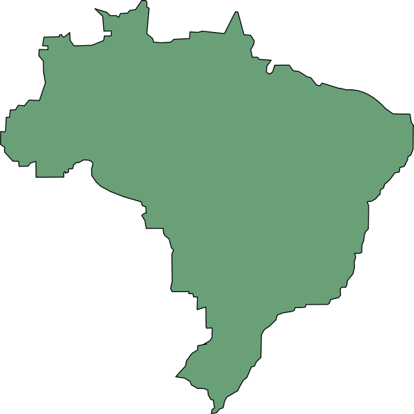 clipart map of brazil - photo #1