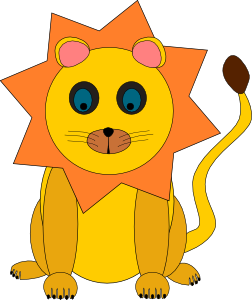 Toy Lion Clip Art