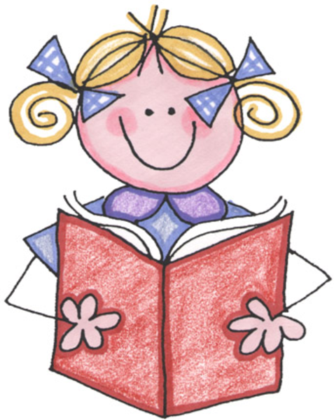 free clipart girl reading - photo #21