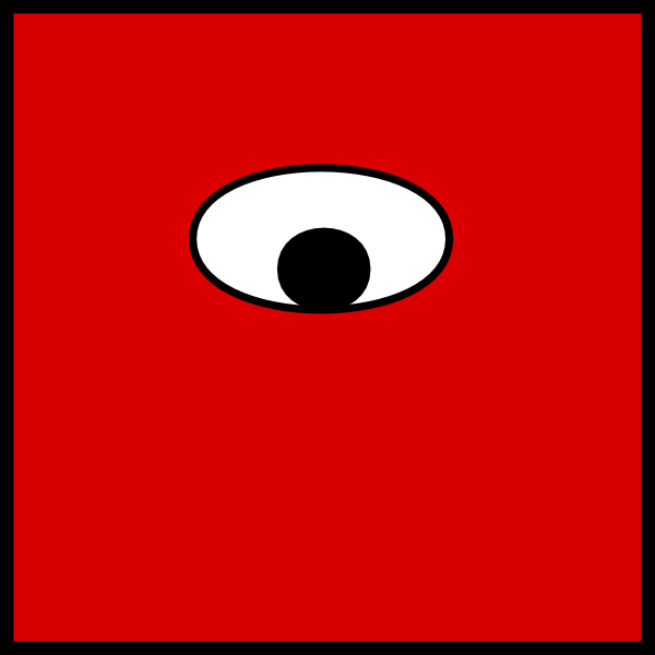 One Eye Clip Art at  - vector clip art online, royalty free &  public domain