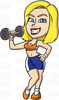Free Fitness Cartoon Clipart Image
