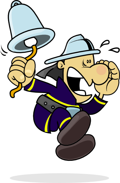 funny fireman cartoon. Fireman Alarm clip art