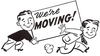 Moving Announcement Clipart Image