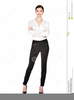 Trousers Clipart Black And White Image