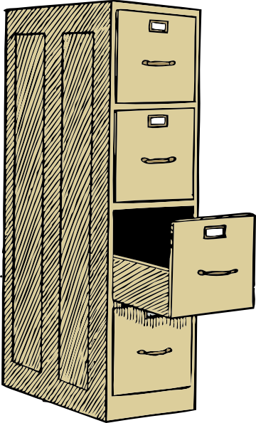 clipart file cabinet icon - photo #12