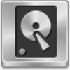 Free Silver Button Hard Disk Image