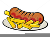 Clipart Bratwurst Pommes Image