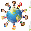 Holiday Globe World Clipart Image