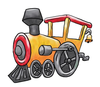 Free Clipart Cartoon Trains Image