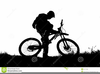 Mountain Biking Clipart Image