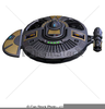 Alien Spaceship Clipart Image