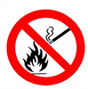 Flammable No Smoking Image