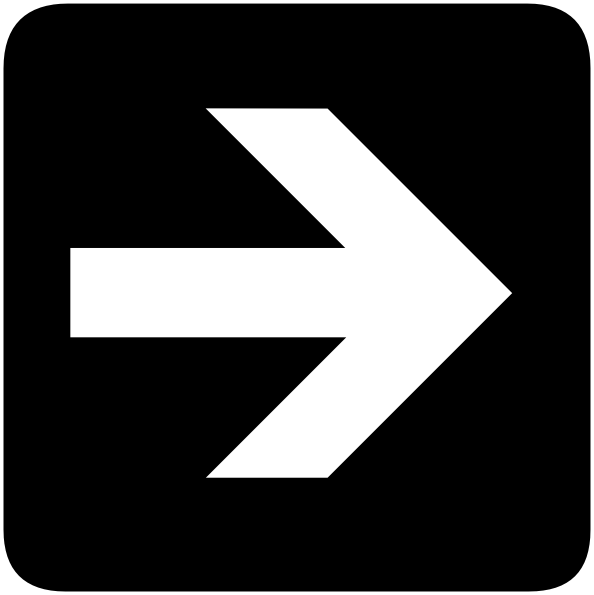 right arrow. Aiga Symbol Signs