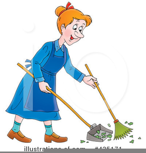 Sweeping The Floor Clipart Free Images At Clker Com Vector