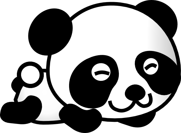 clipart panda face - photo #45