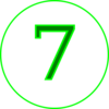 Number 7 Pinoy Clip Art