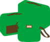 Green Suit Case Clip Art