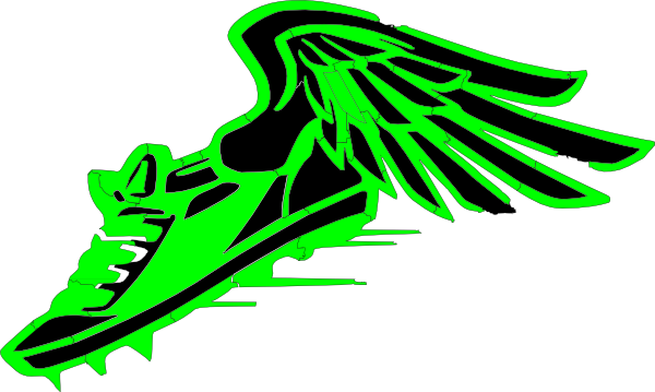 Winged Foot Clip Art 32