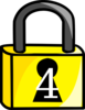 Padlock 4 Clip Art