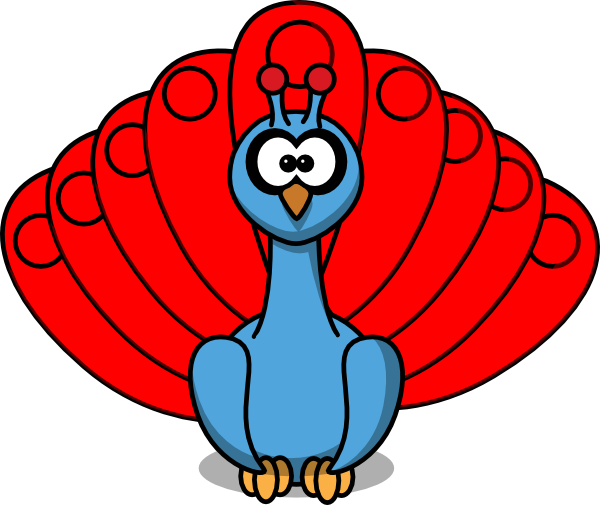 Peacock Clip Art at  - vector clip art online, royalty free &  public domain