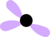 Lilac Flower Missing 3 Clip Art