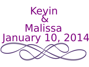 Kevin And Malissa  Clip Art