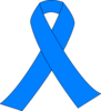 Prostate Cancer Light Blue Ribbon Clip Art