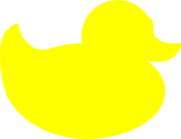yellow duckling clipart - photo #11