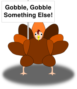 Gobble Turkey Clip Art