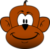 Happy Monkey Clip Art