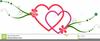 Hearts Connected Clipart Image