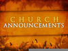 Church Announcement Clipart Image