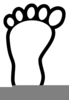 Monster Footprints Clipart Image