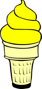 Yellow Cone Clip Art