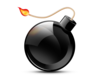 Psd Black Bomb Icon Image