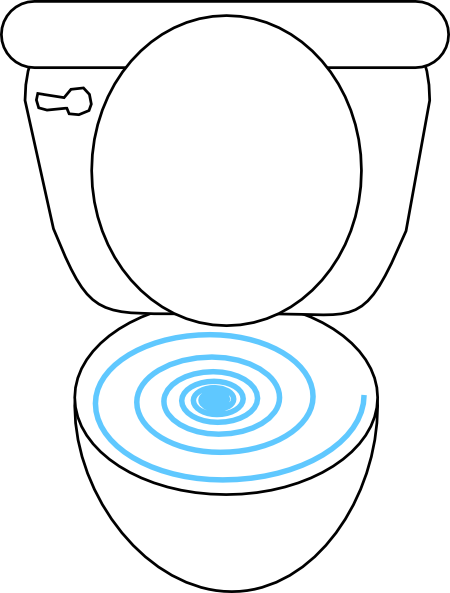 animated clip art toilet - photo #5