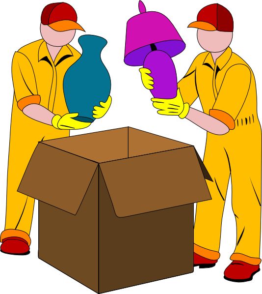 Movers Packing Clip Art at Clker.com - vector clip art online, royalty