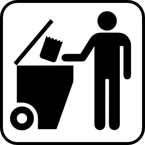 Trash Disposal Clip Art at  - vector clip art online, royalty free  & public domain