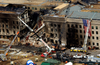 Aerial View Of Pentagon Destruction Image