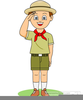 Cub Scout Salute Clipart Image