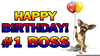 Happy Birthday Boss Clipart Image