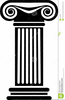 Ionic Column Clipart Image