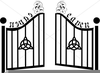 Open Gate Clipart Image